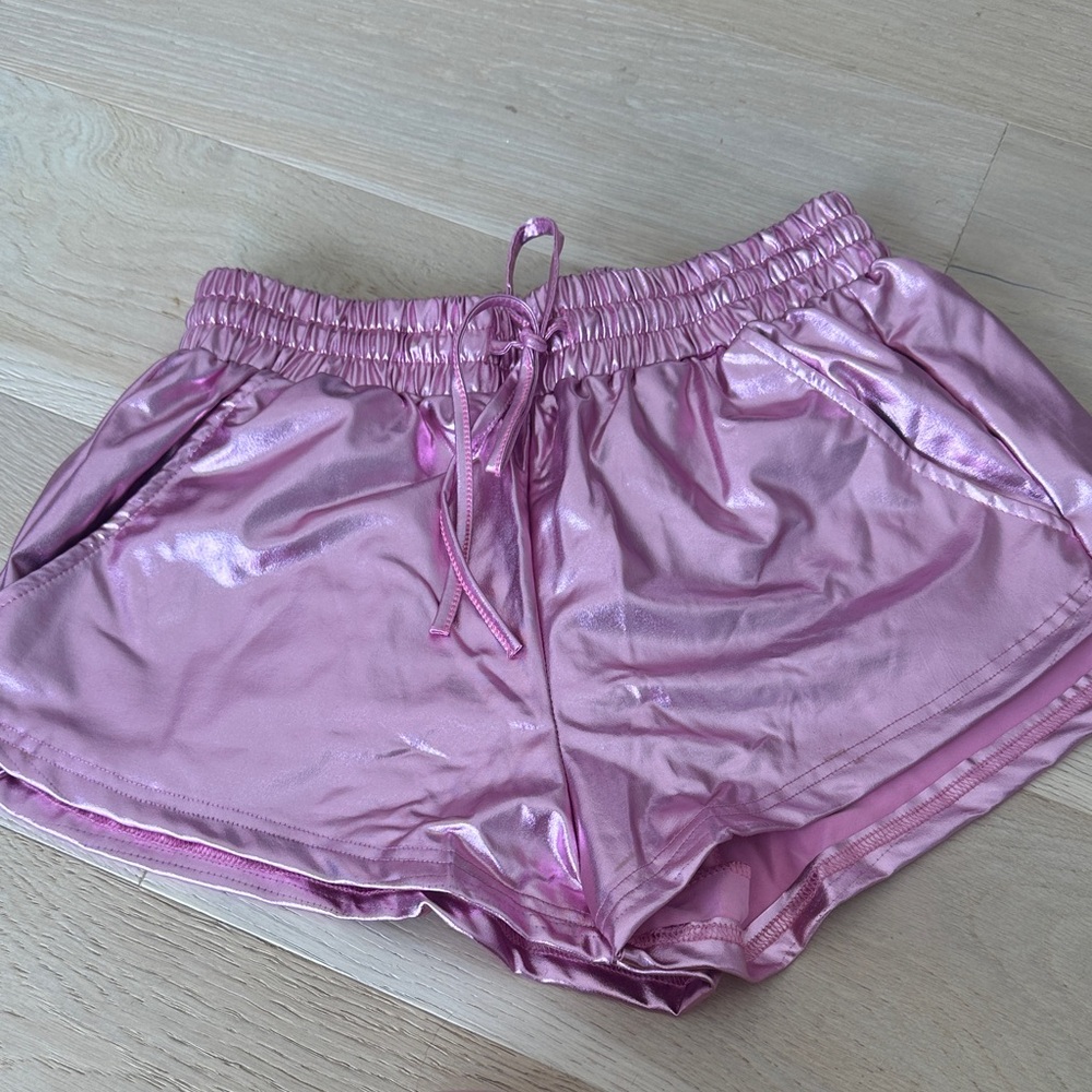 Shiny Pink Women's Shorts